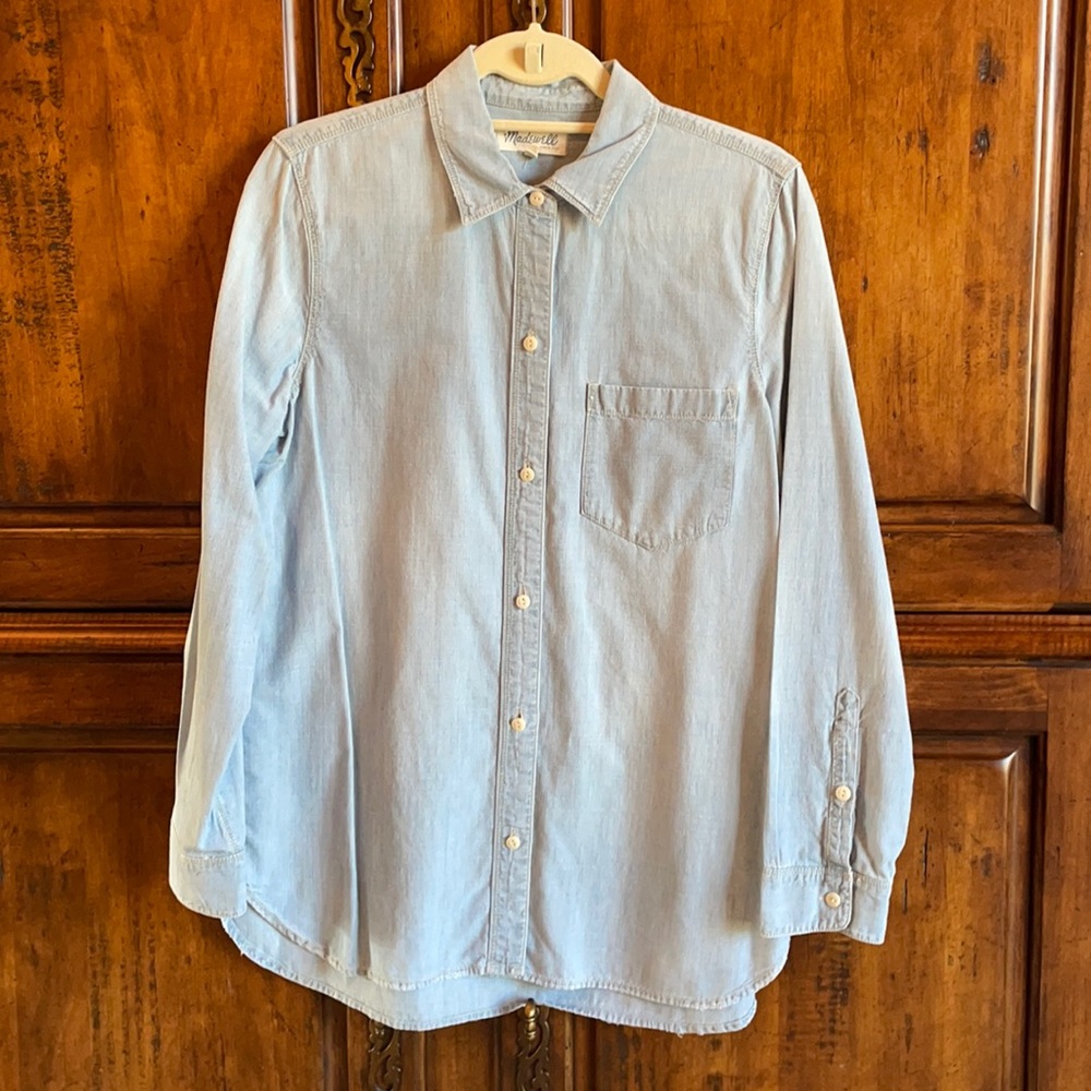 Madewell Light Blue Button Down Shirt